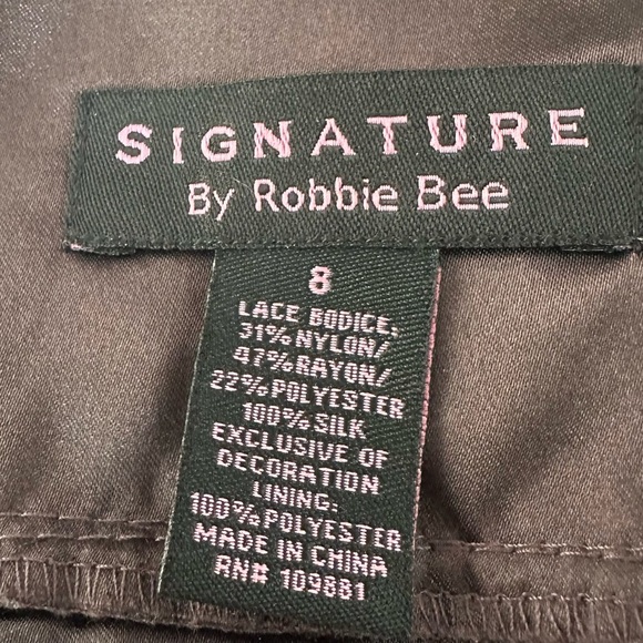 Robbie Bee Brown Spaghetti Strap Sundress Midi - Picture 7 of 8